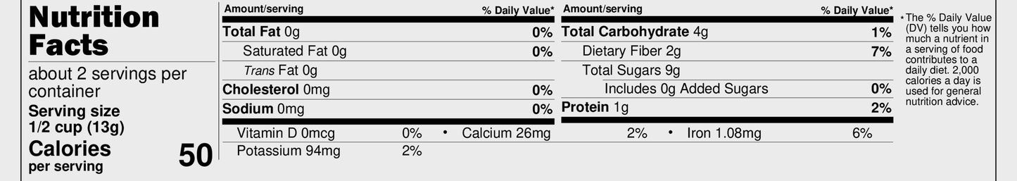 FREEZE DRIED BUTTON BERRY