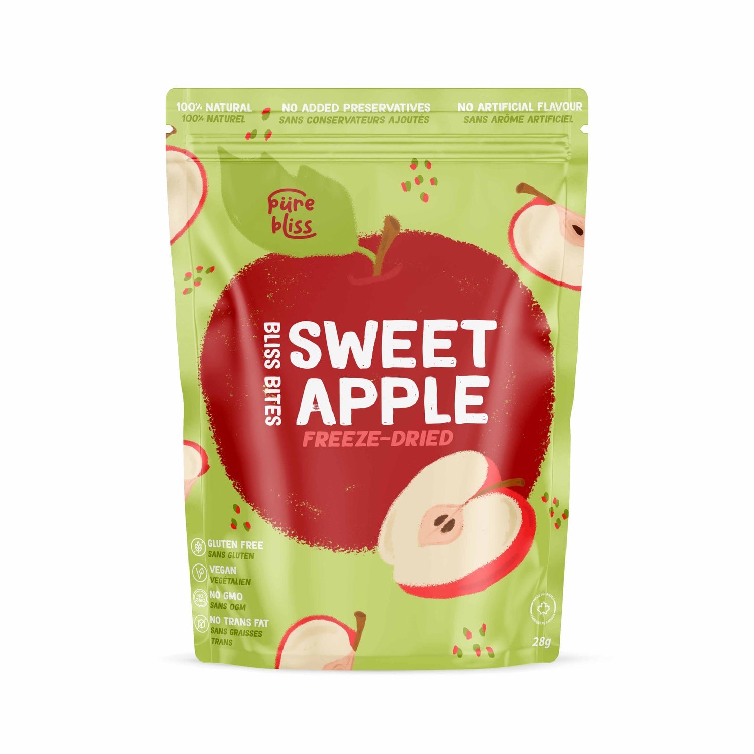 FREEZE DRIED APPLE SLICES