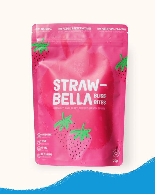 FREEZE DRIED STRAW-BELLA