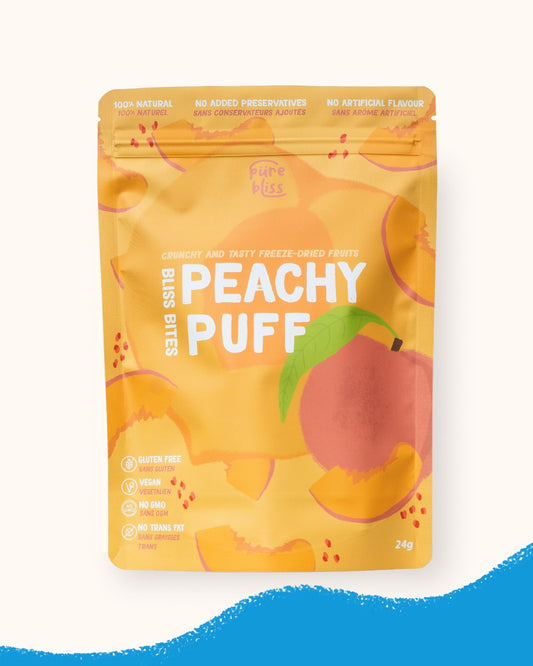 FREEZE DRIED PEACH PUFF