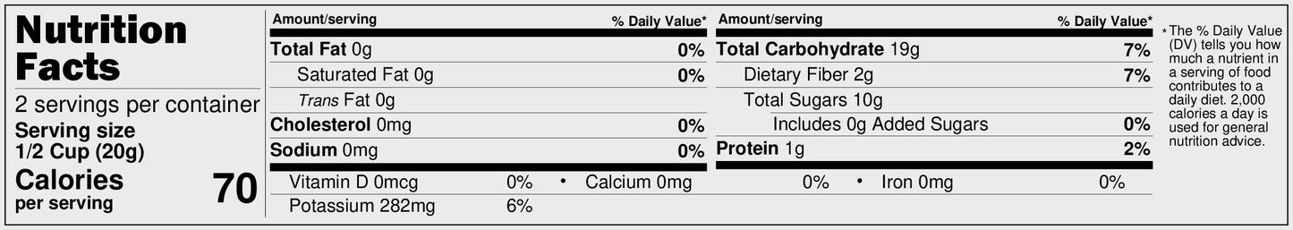 FREEZE DRIED BANANA MANIA