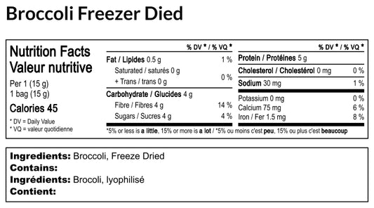 FREEZE DRIED BRO-CCOLI