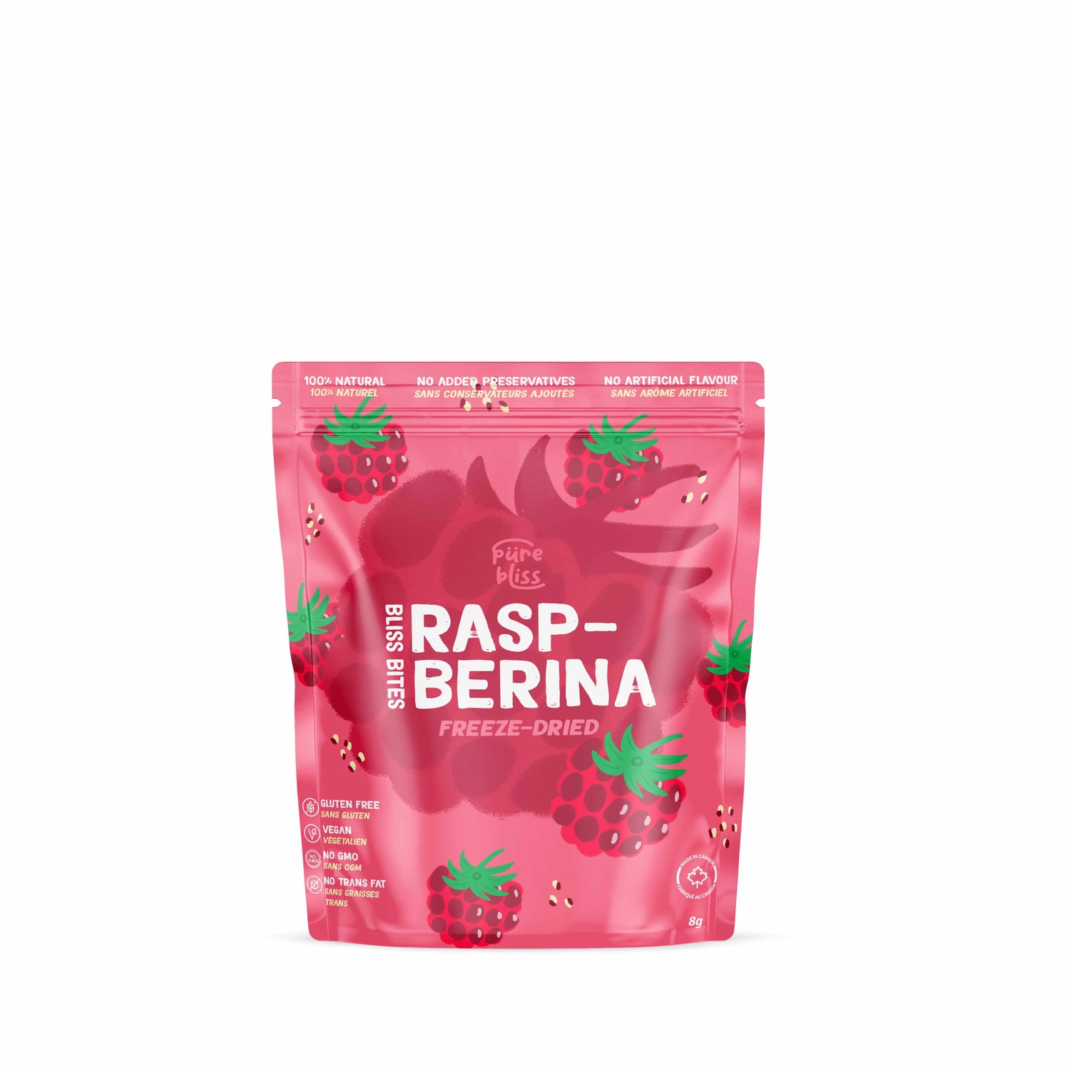 FREEZE DRIED MINI RASP-BERINA