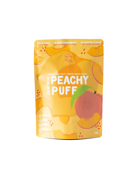 FREEZE DRIED PEACH PUFF