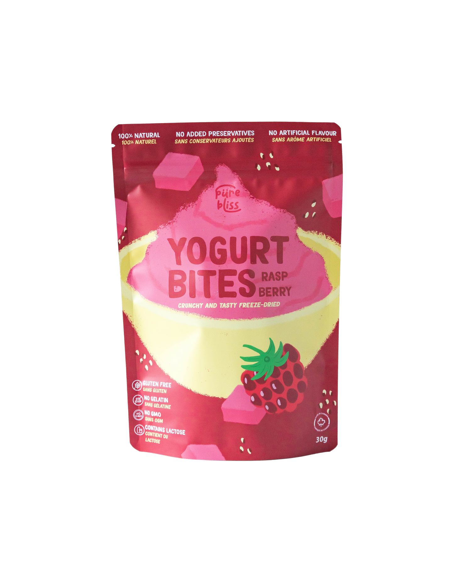 YOGURT BITES RASPBERRY