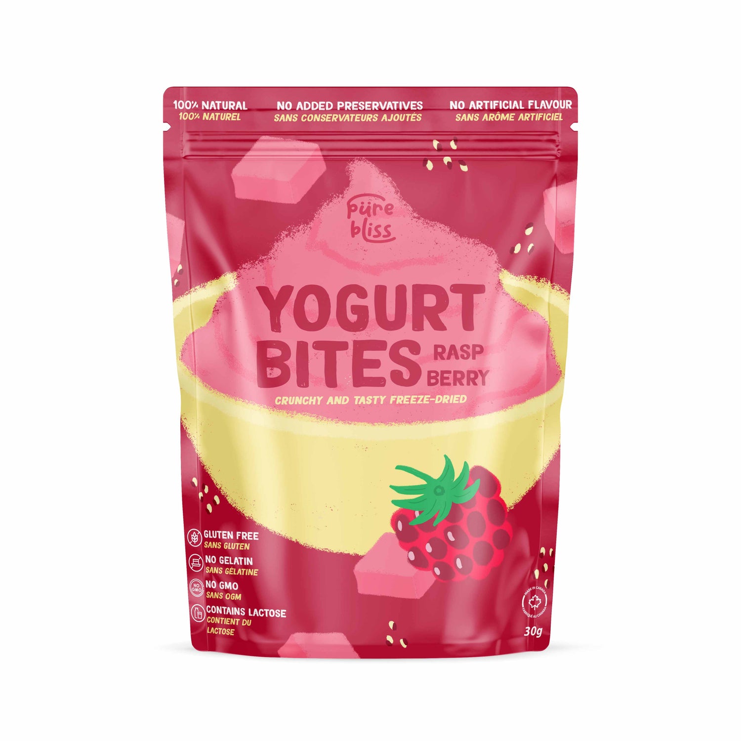 YOGURT BITES RASPBERRY